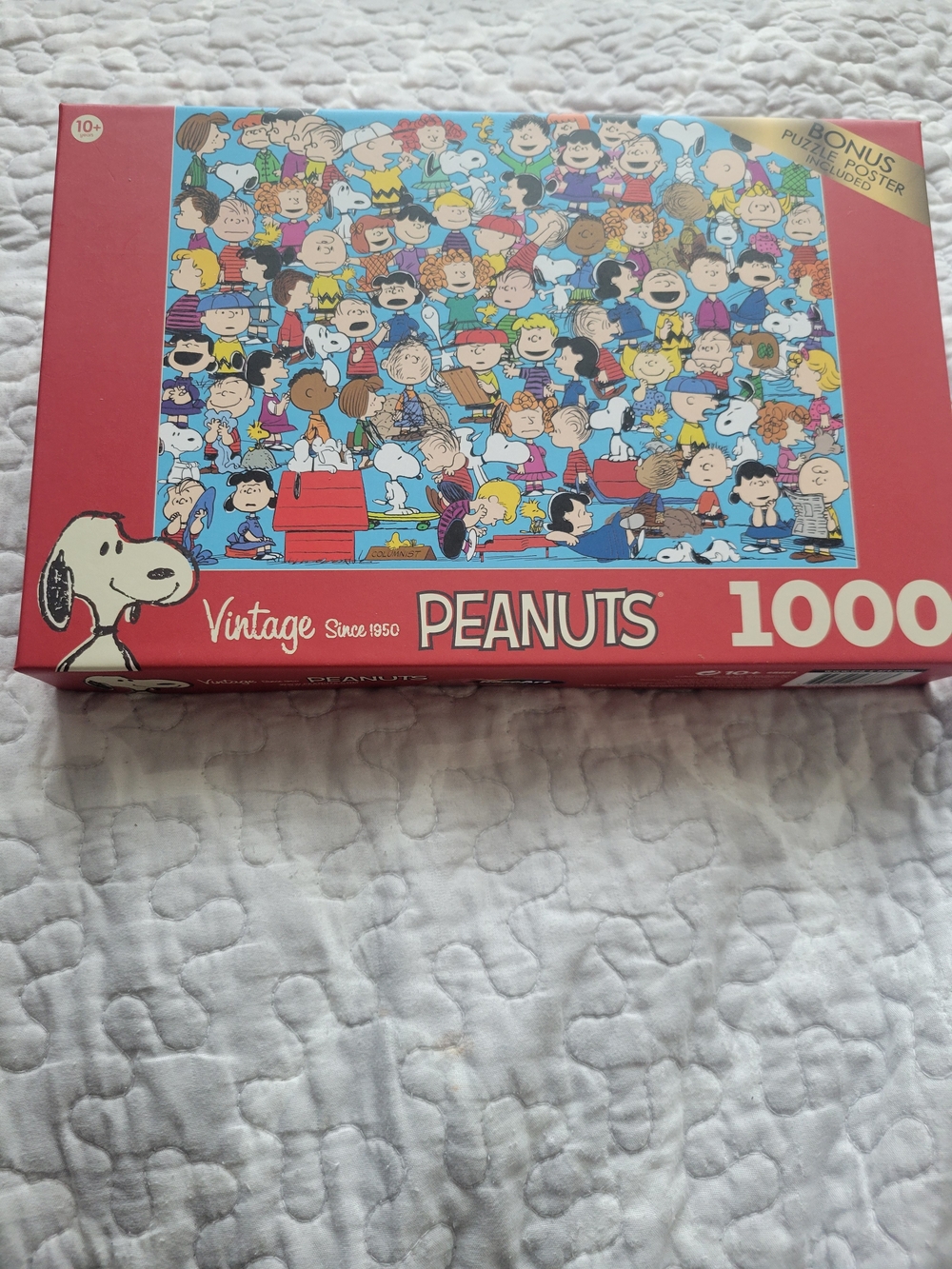 Peanuts Vintage 1000-Piece Puzzle - Red Box